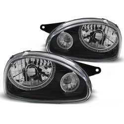 Phares OPEL CORSA B 02.93-10.00 ANGEL EYES NOIR