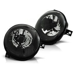 Phares noirs compatibles VW Lupo 98-05