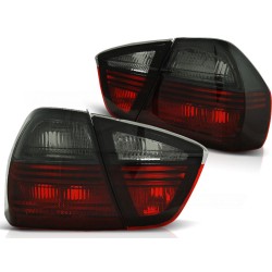 Feux arrière rouge fumé pour BMW E90 03.05-08.08