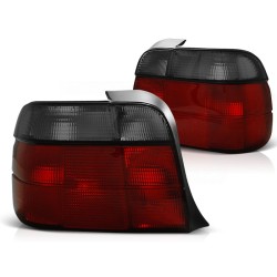 Feux arrière rouge fumé pour BMW E36 12.90-08.99 Compact