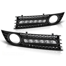 Cache antibrouillard LED DRL compatible AUDI A4 01-04