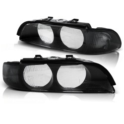 Phares noir fumé H7 pour BMW E39 95-00