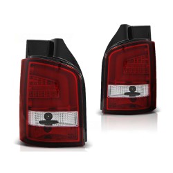 Feux arrière LED BAR rouge blanc pour VW T5 04.03-09