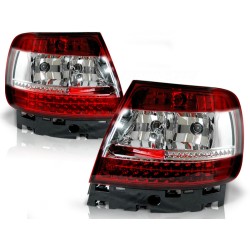 Feux arrière LED rouge blanc pour AUDI A4 B5 11.94-09.00