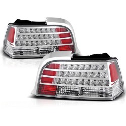 FEUX ARRIÈRE LED CHROME pour BMW E36 12.90-08.99 COUPE