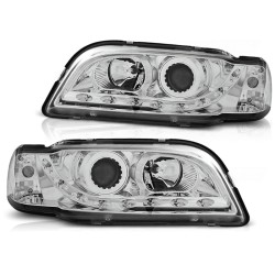 Phares VOLVO S40/V40 02.96-04.00 Feux de jour Chrome