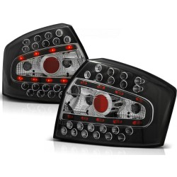 Feux arrière LED noirs compatibles AUDI A4 8E 10.00-10.04 berline
