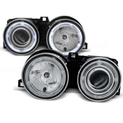 PHARES ANGEL EYES CHROME pour BMW E30 11.82-06.94