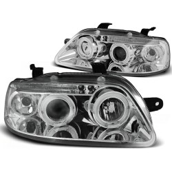 Phares CHEVROLET AVEO 03-06 ANGEL EYES CHROME