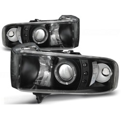 Phares DODGE RAM 94-01 ANGEL EYES NOIR