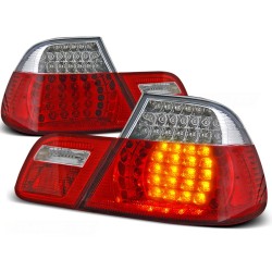 Feux arrière LED rouge blanc pour BMW E46 04.99-03.03 Coupé