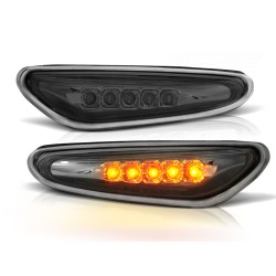 Clignotants latéraux fumés LED compatibles BMW E46 09.01-03.05