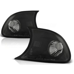 Clignotants avant noir compatible avec BMW E46 04.99-08.01 Coupé