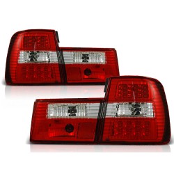Feux arrière LED rouge blanc pour BMW E34 02.88-12.95 berline