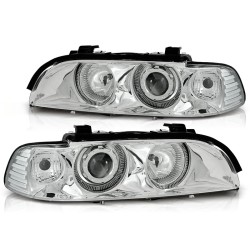 Phares Angel Eyes Chrome pour BMW E39 09.95-06.03