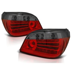Feux arrière LED rouge fumé pour BMW E60 07.03-07