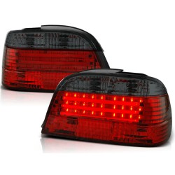 Feux arrière LED BAR rouge fumé pour BMW E38 06.94-07.01