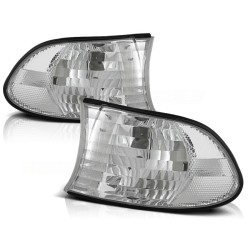 Clignotants avant chromés compatibles BMW E38 09.98-07.01