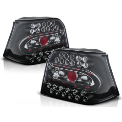 Feux arrière LED noirs pour VW Golf 4 09.97-09.03