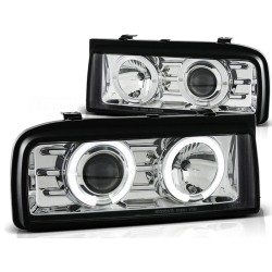 Phares Angel Eyes Chrome pour VW Corrado 88-95