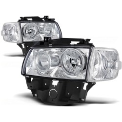 PHARES ANGEL EYES CHROME pour VW T4 08.96-03.03 BUS
