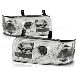 Phares diurnes chromés pour VW T4 90-03.03 Transporter