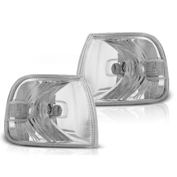 Clignotants avant chromés compatibles VW T4 08.96-03.03 Bus