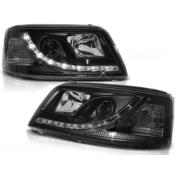 Phares de jour noirs pour VW T5 04.03-08.09