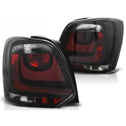 Feux arrière rouge blanc fumé sport pour VW Polo 09-14