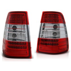 Feux arrière LED rouge blanc pour MERCEDES W124 E-KLASA KOMBI 09.85-95
