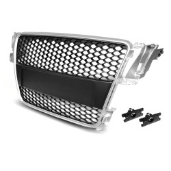 Grille sport argentée compatible AUDI A5 07-06.11