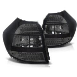 Feux arrière LED noirs compatibles BMW E87 04-08.07