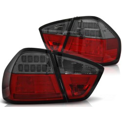 Feux arrière LED BAR rouge fumé pour BMW E90 03.05-08.08