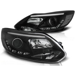 Phares FORD FOCUS MK3 11-10.14 TUBE LIGHTS NOIR