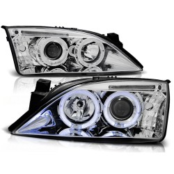Phares FORD MONDEO 09.00-05.07 ANGEL EYES CHROME