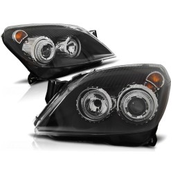 Phares OPEL ASTRA H 03.04-09 ANGEL EYES NOIR