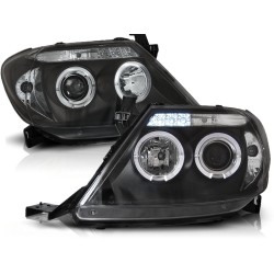 Phares TOYOTA HILUX 05-11 ANGEL EYES NOIR