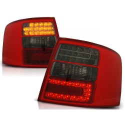 Feux arrière LED rouge fumé pour AUDI A6 05.97-05.04 AVANT