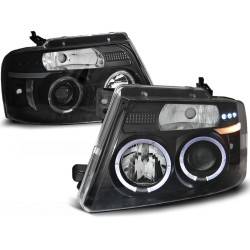 Phares FORD F150 MK 11 04-08 ANGEL EYES NOIR