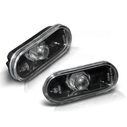 Clignotants latéraux noirs compatibles avec VW Golf 4 / Bora 95- / Golf 3 95- / Ibiza 95-99 / Toledo