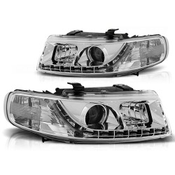 Phares diurnes chromés pour SEAT LEON / TOLEDO 04.99-08.04