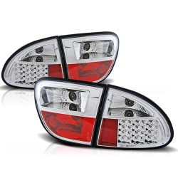 Feux arrière LED chromés pour SEAT LEON 04.99-08.04