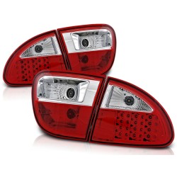 Feux arrière LED rouge blanc pour SEAT LEON 04.99-08.04