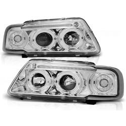 Phares Angel Eyes Chrome pour AUDI A3 8L 08.96-08.00