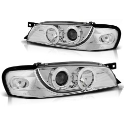 Phares SUBARU IMPREZA 05.93-10.00 ANGEL EYES CHROME