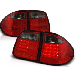 Feux arrière LED rouge fumé pour MERCEDES W210 95-03.02 KOMBI