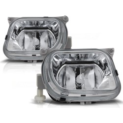 Feux antibrouillard chromés pour MERCEDES W210 E-KLASA 95-05.99