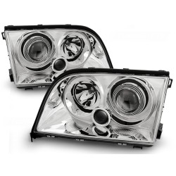 Phares chromés pour MERCEDES W140 S-KLASA 03.91-10.98