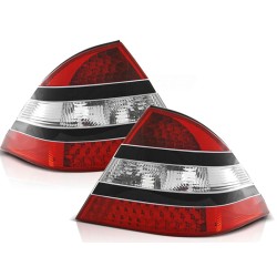 Feux arrière LED rouge noir pour MERCEDES W220 S-KLASA 09.98-05.05
