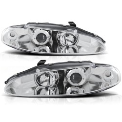 Phares MITSUBISHI ECLIPSE 06.95-96 ANGEL EYES CHROME